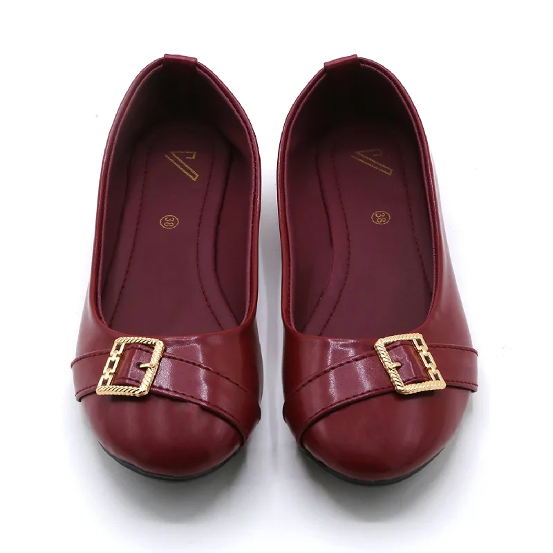 Versatile Heeled Sandals for Any Occasion---Women's Pumps - Maroon