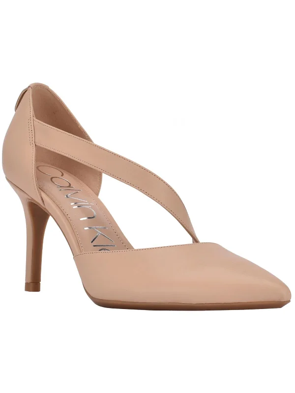 Stiletto Heel Pumps with Perfect Fit--Gilisa Womens Leather Pointed Toe D'Orsay Heels-Fashionable & Classic