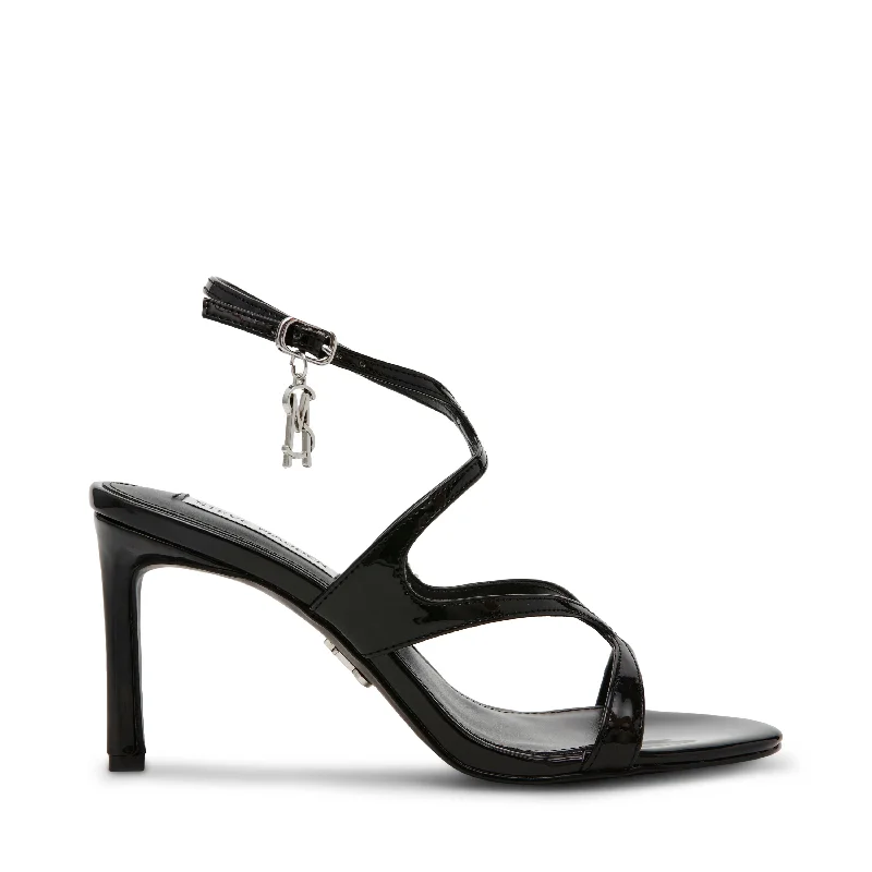 GRACIA BLACK PATENT---Fashionable Kitten Heels for Date Night