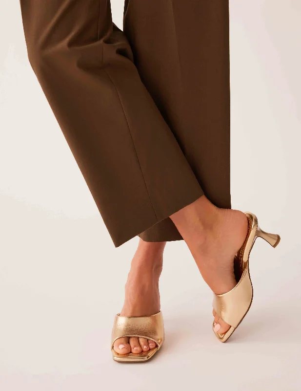 Stiletto Heel Pumps with Perfect Fit--Jerilyn Heeled Mule-Fashionable & Classic