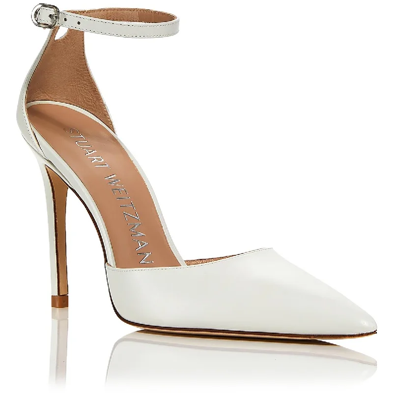 Stuart Weitzman Womens STUART 100 Leather Pumps---Comfortable Leather Pumps for Office and Everyday Wear