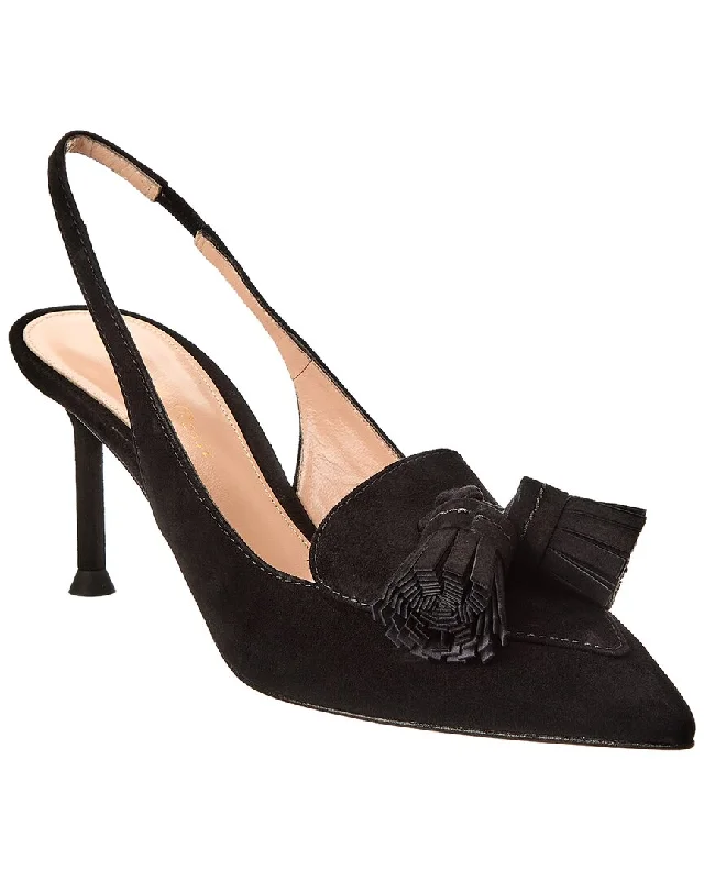 Affordable Suede Ankle Pumps for All-Day Wear--Gianvito Rossi Suede Pump