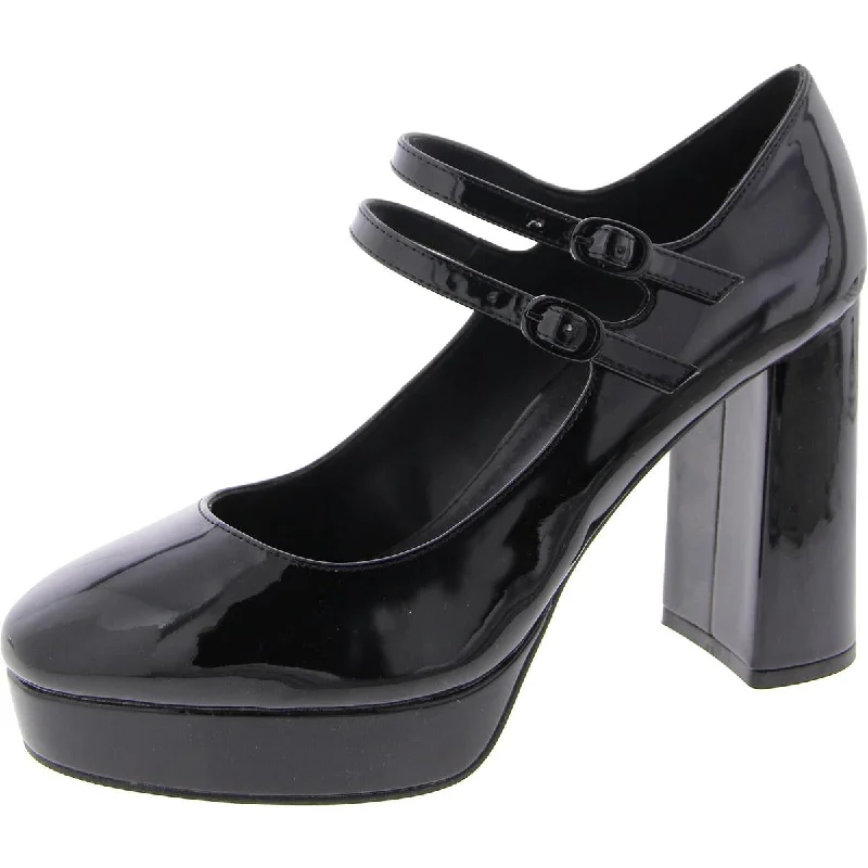 Sleek and Shiny Patent Pump Heels for a Polished Look--Tiara Womens Patent Mary Jane Platform Heels