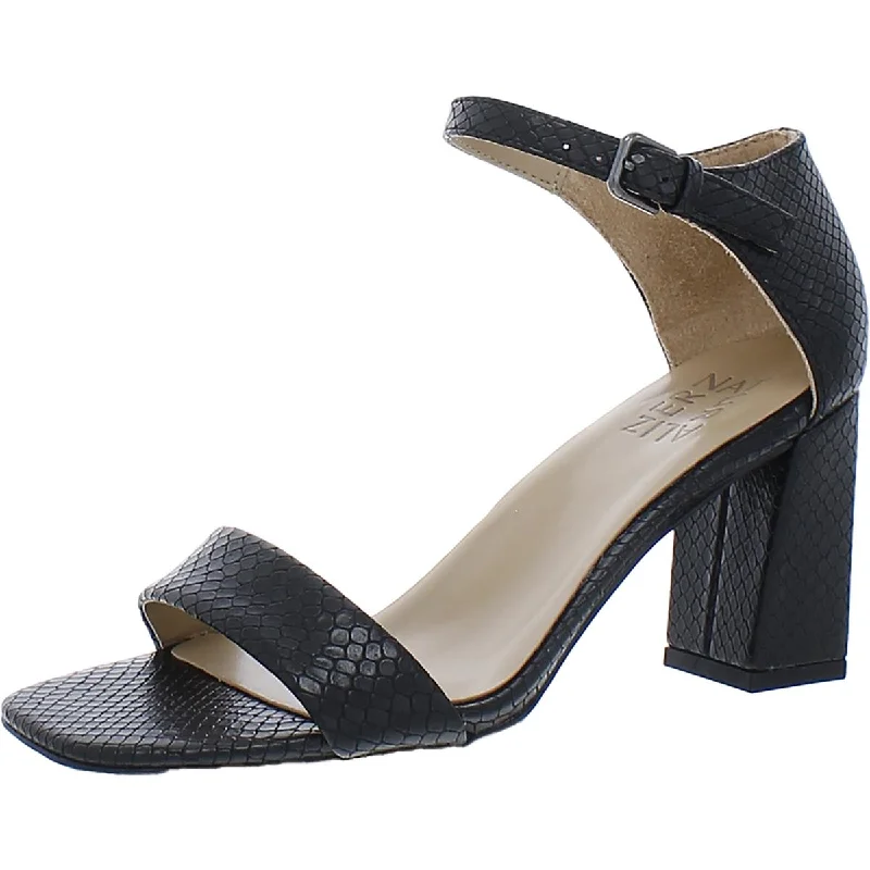 Rayner Womens Faux Leather Square Toe Heels---Durable Square Toe Block Heels for Everyday Use