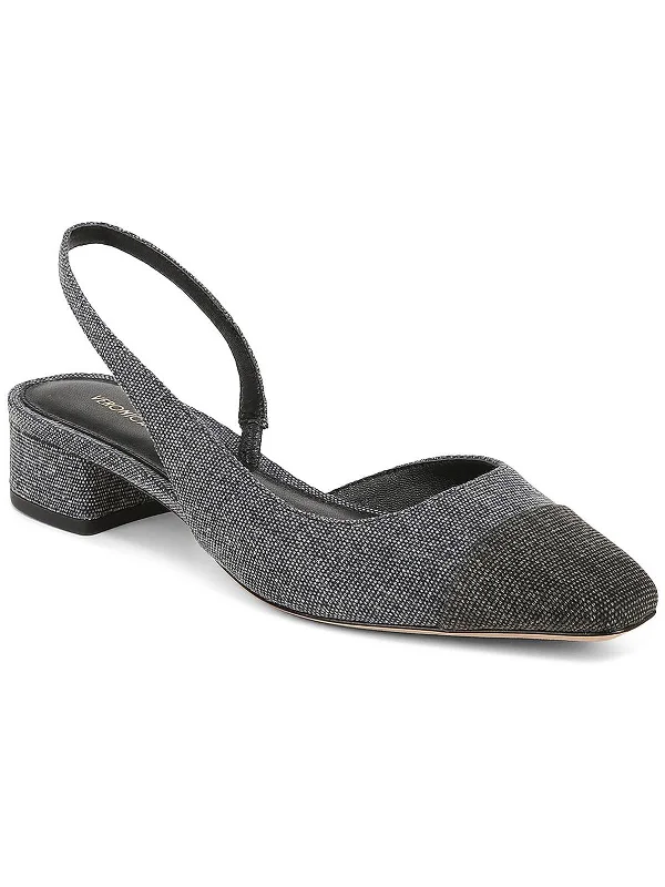 Versatile Dress Heels for Formal and Casual Wear---Cecile sling Womens Slip On Dressy Slingback Heels