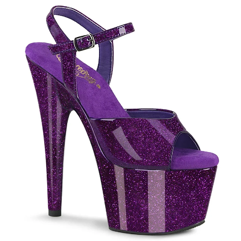 Purple Glitter Pat/Matching