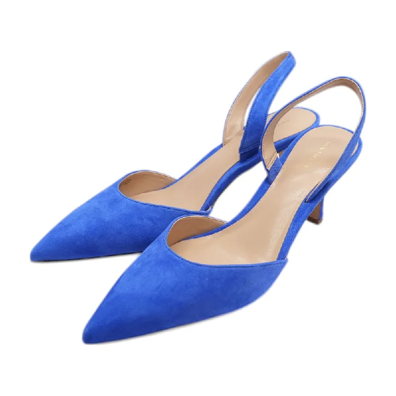 Versatile Heeled Sandals for Any Occasion---Blue Pump Heels