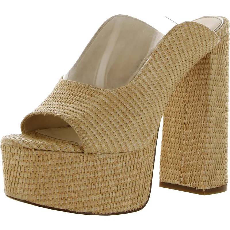 Stylish Open Toe Heels for Summer--Jessica Simpson Womens Annalyn Slide On Open toe Block Heels