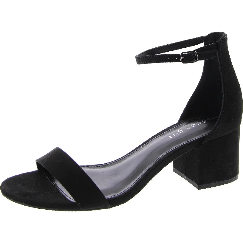 Stylish Ankle Strap Heels for Women--Womens Ankle Strap Open Toe Heels