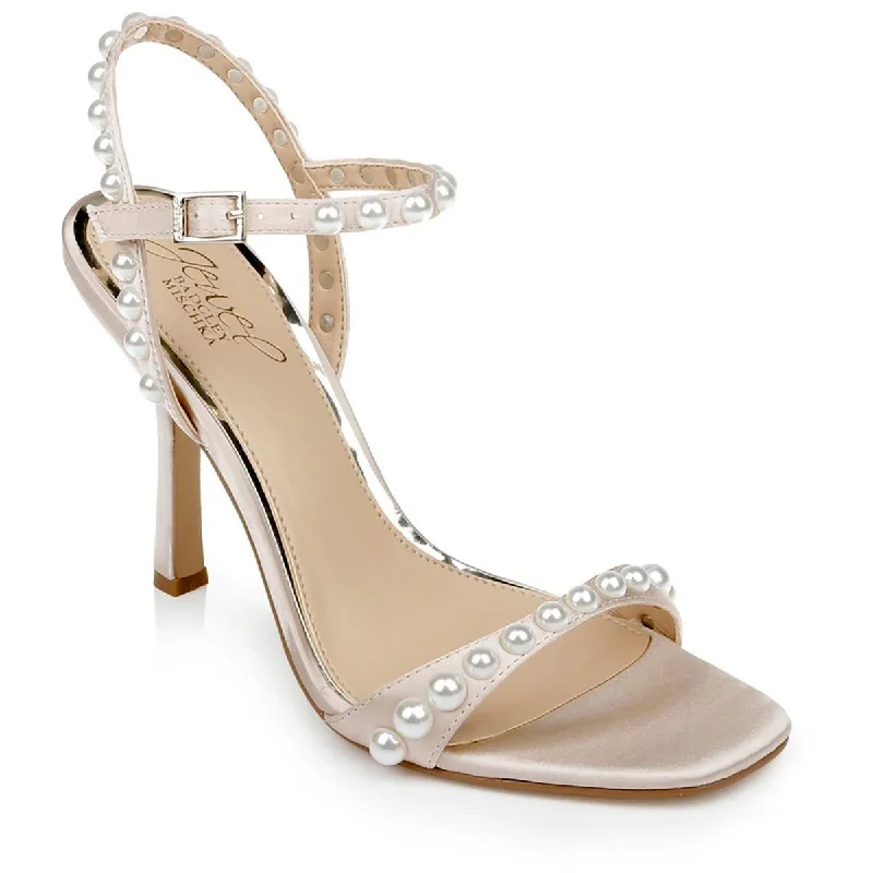 Stylish Open Toe Heels for Summer--Damaris Womens Pearl Open Toe Heels