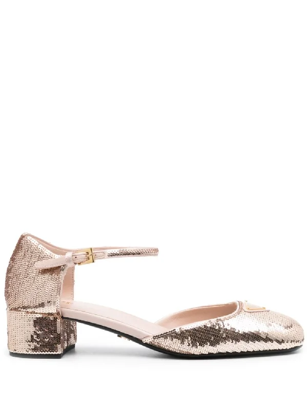 35mm sequined pumps---Trendy Glitter Heels for a Glamorous Look