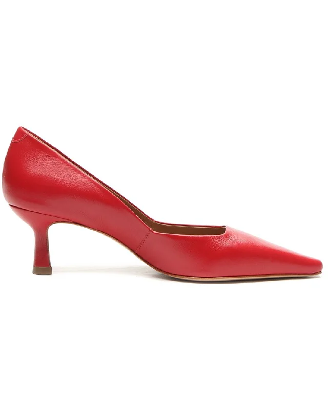 Vicenza Japao Leather Scarpin---Comfortable Leather Pumps for Office and Everyday Wear