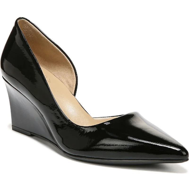 Trendy D'Orsay Pumps for Fashion-Forward Women---Naturalizer Womens Demie Padded Insole Wedge D'Orsay Heels