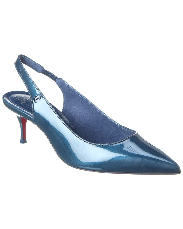 Sleek and Shiny Patent Pump Heels for a Polished Look--Christian Louboutin Sporty Kate 55 Patent Pump