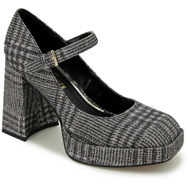 Kenneth Cole New York Womens Brynne Glitter  Platform Heels---Trendy Glitter Heels for a Glamorous Look