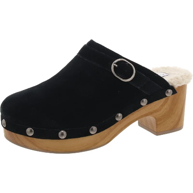 Stylish Slip-On Pumps for Quick Elegance---Carlie Womens Slip On Buckle Clogs