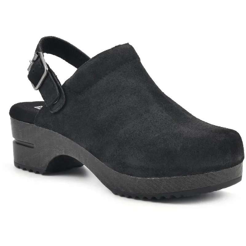 Affordable Suede Ankle Pumps for All-Day Wear--White Mountain Womens Being Suede Slip On Clogs