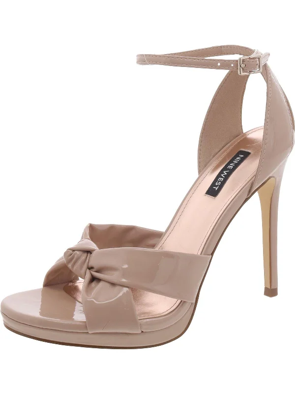 Sleek and Shiny Patent Pump Heels for a Polished Look--Lovya Womens Patent Dressy Ankle Strap