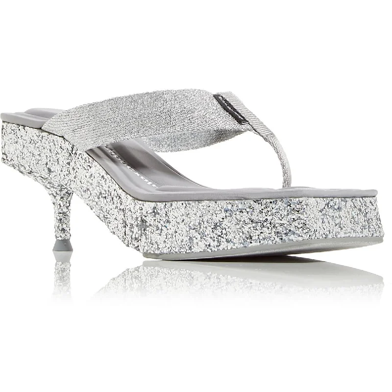 Jessie Womens Metallic Glitter Heels---Trendy Glitter Heels for a Glamorous Look