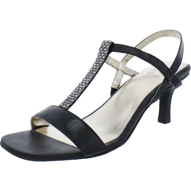 Stylish Ankle Strap Heels for Women--Skylar Womens Leather Ankle Strap Heels