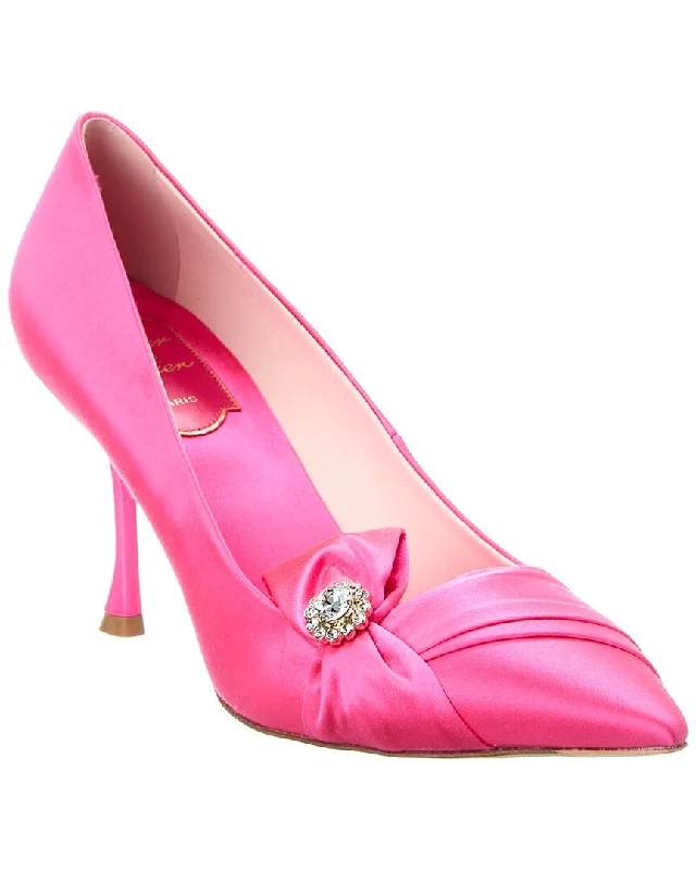 Roger Vivier Lavalliere Satin PumpAffordable Satin Heels with a Luxe Touch