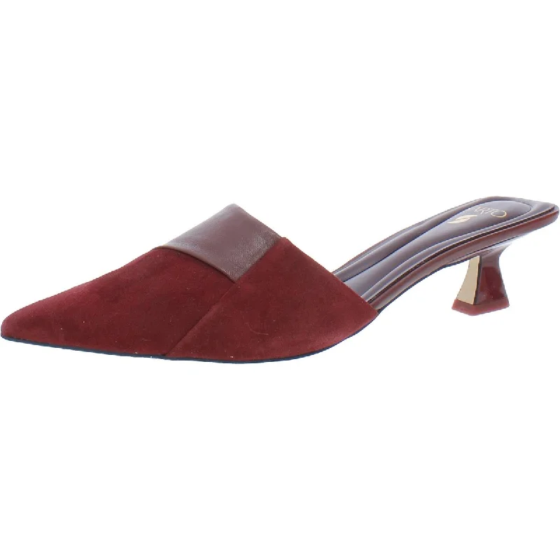 Affordable Suede Ankle Pumps for All-Day Wear--Sarto Franco Sarto Womens Dune Suede Slide Mules