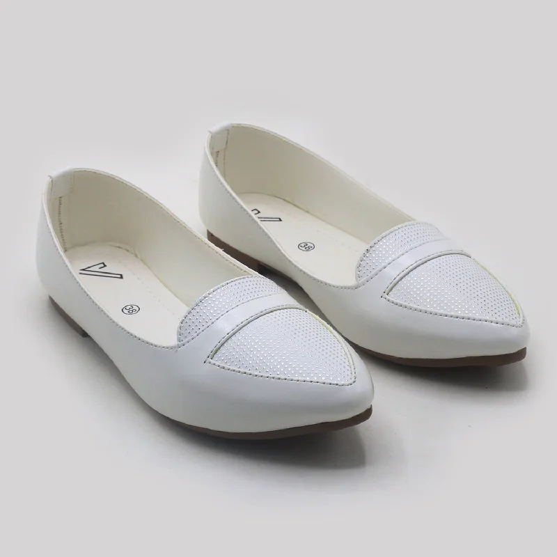 Versatile Heeled Sandals for Any Occasion---Women's Pumps - White