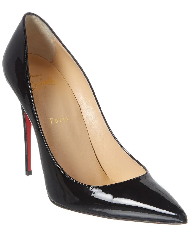 Sleek and Shiny Patent Pump Heels for a Polished Look--Christian Louboutin Kate 100 Patent Pump