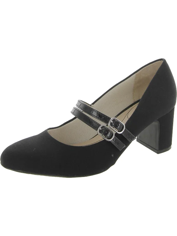 Trendy Chunky Heel Pumps for Casual Wear--True Womens Comfort Insole Buckle Mary Jane Heels