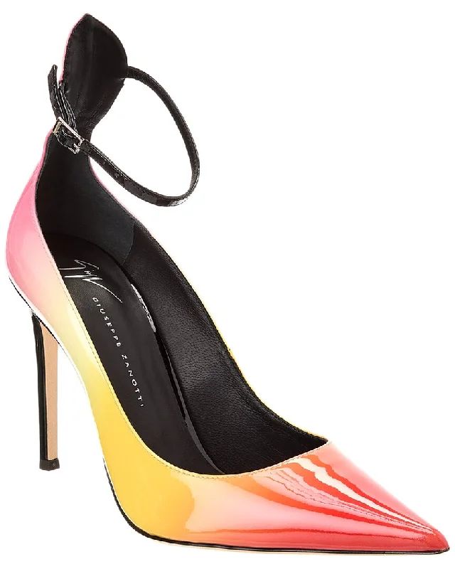 Sleek and Shiny Patent Pump Heels for a Polished Look--Giuseppe Zanotti Braquel 105 Patent Pump