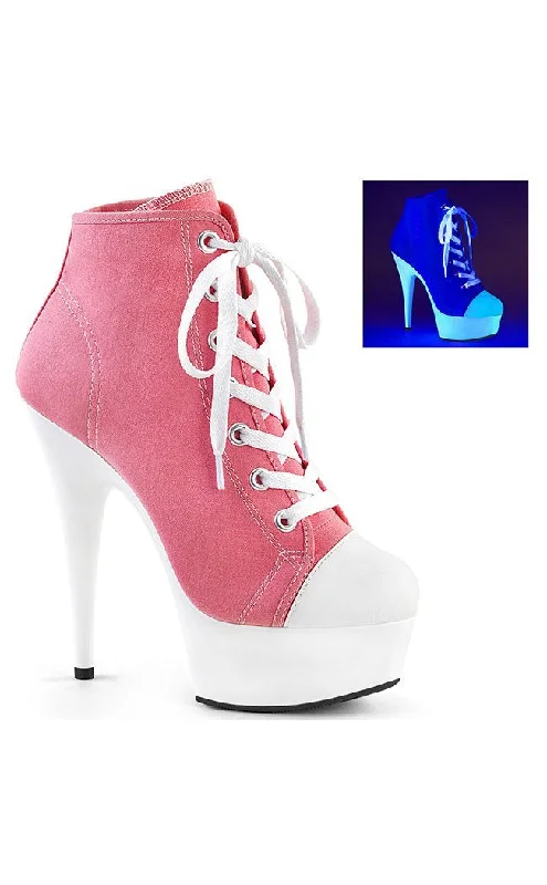 Stylish Platform Heels for Extra Height--DELIGHT-600SK-02 Pink Converse Platform Heels