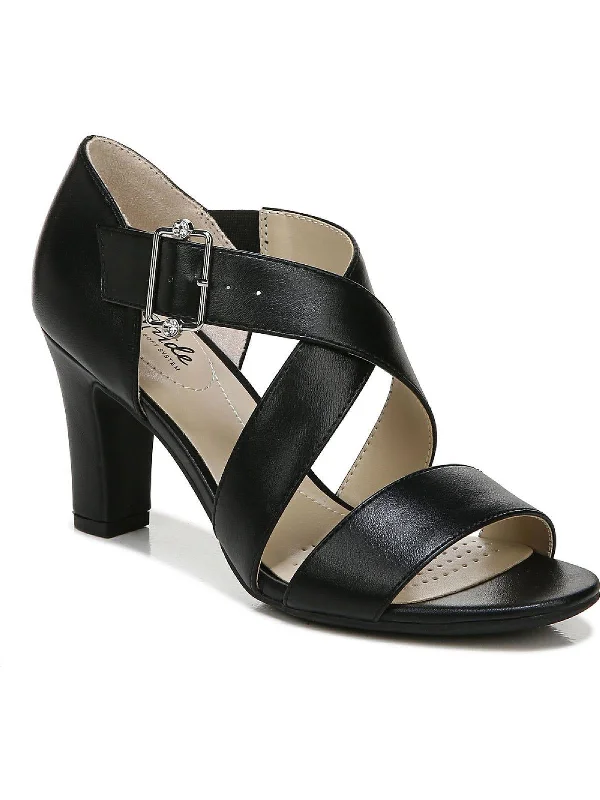 Stylish Open Toe Heels for Summer--Carlyle Womens Cushioned Footbed Open Toe Heels