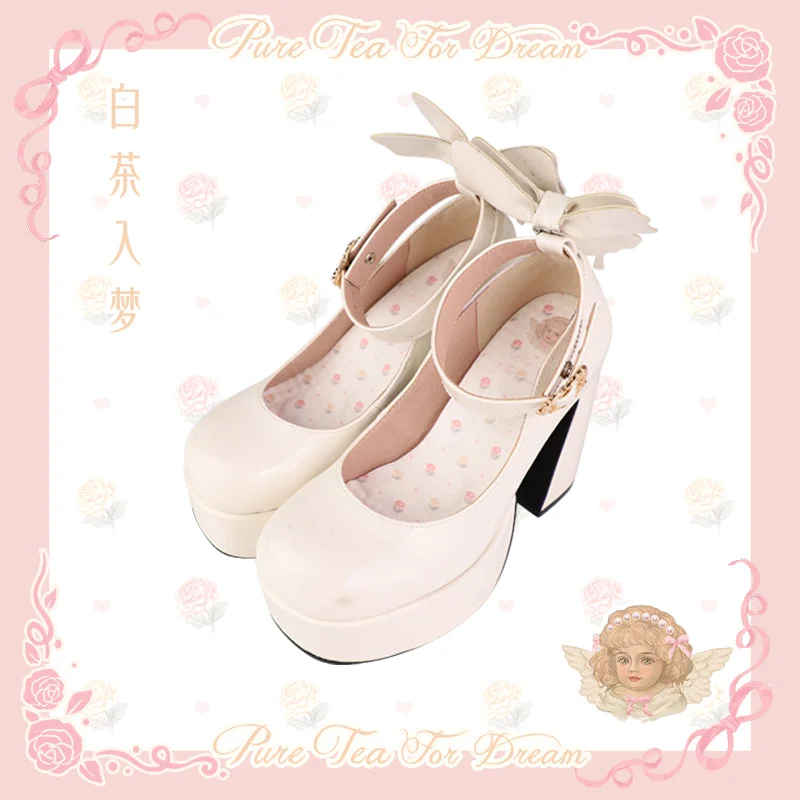 Patent white (high heel)