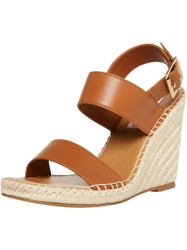 Versatile Heeled Sandals for Any Occasion---Uri Womens Buckle Espadrilles Wedge Heels