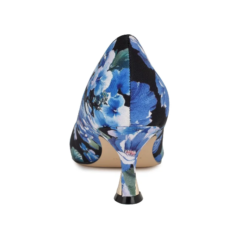 Nine West Women's Ariella2 Blue M---Fashionable Kitten Heels for Date Night