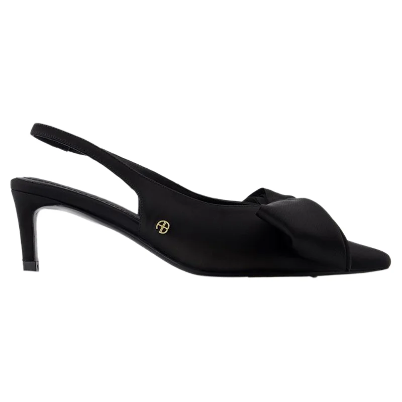 Versatile Heeled Sandals for Any Occasion---Nina Pumps - ANINE BING - Synthetic - Black