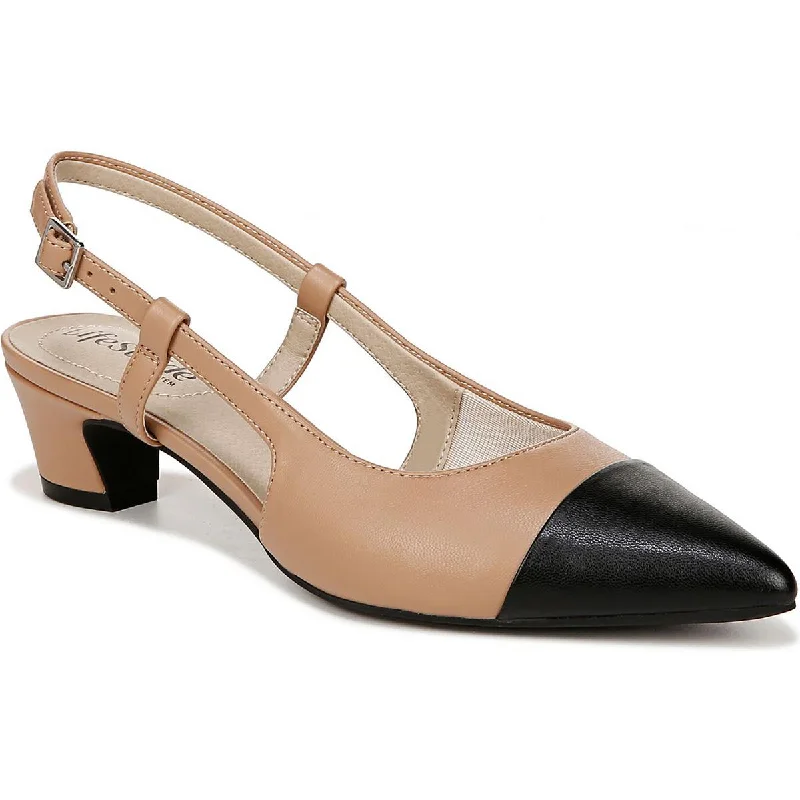 LifeStride Womens MAVEN2 Comfort Insole Faux Leather Pumps---Comfortable Leather Pumps for Office and Everyday Wear