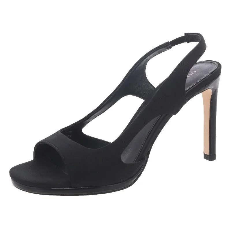 Stylish Slip-On Pumps for Quick Elegance---Kayla Womens Slip On Stiletto Slingback Heels