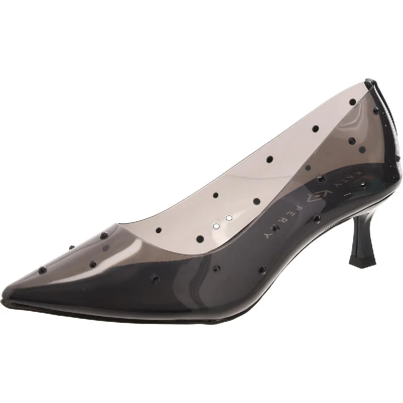 Stiletto Heel Pumps with Perfect Fit--The Golden Studded Pump Womens Studded Pointed Toe Pumps-Fashionable & Classic