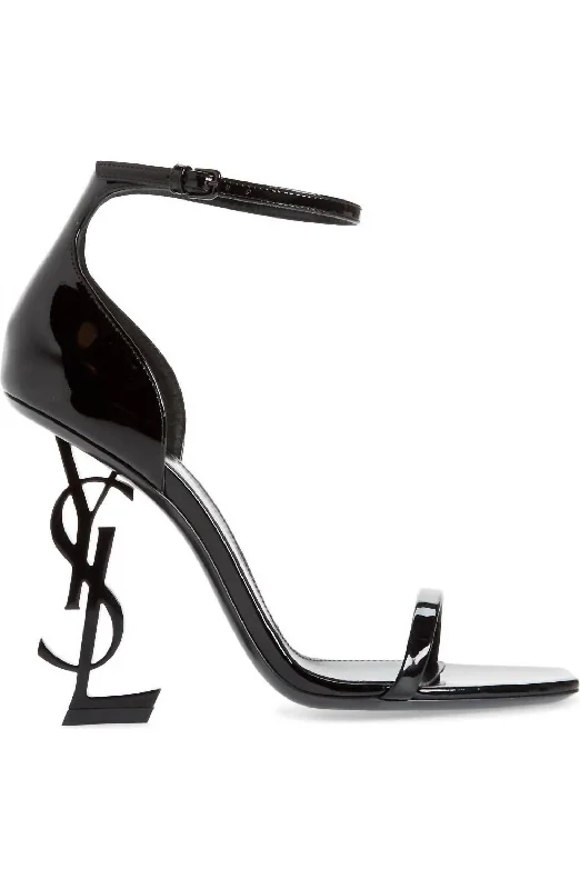 Versatile Heeled Sandals for Any Occasion---Pre-Loved Opyum Heels In Black