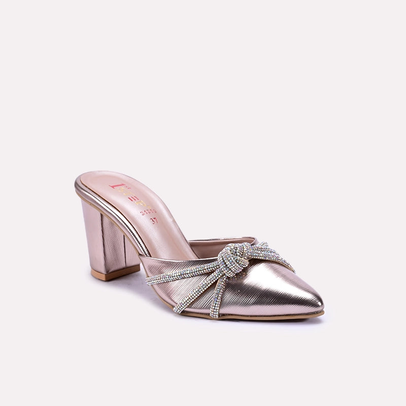 Sorrel Peach Bridal Mules 0431260