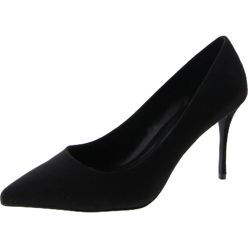 Affordable Suede Ankle Pumps for All-Day Wear--Gracie Womens Faux Suede Padded Insole Pumps