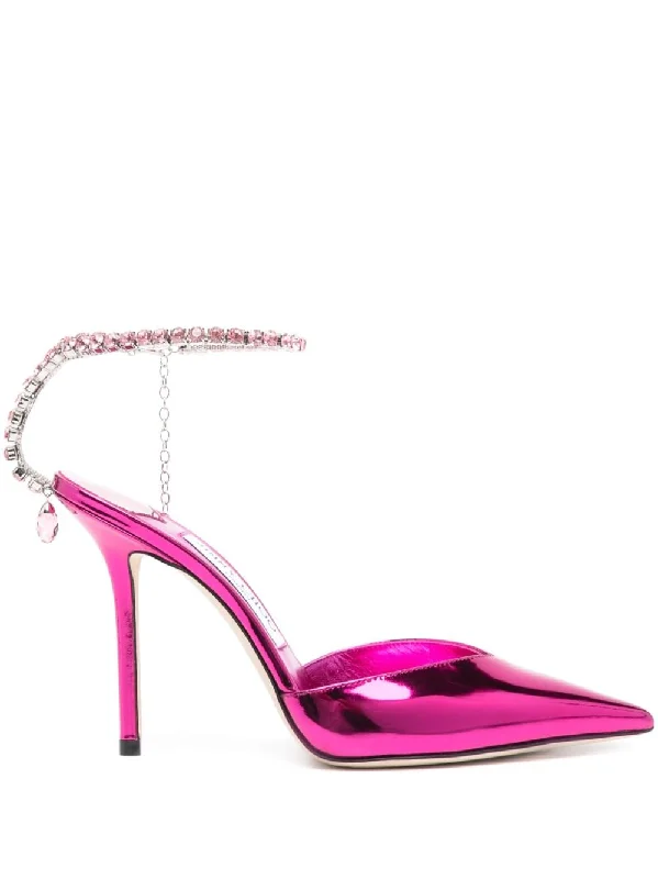 Versatile Heeled Sandals for Any Occasion---Jimmy Choo Women's With Heel Fuchsia