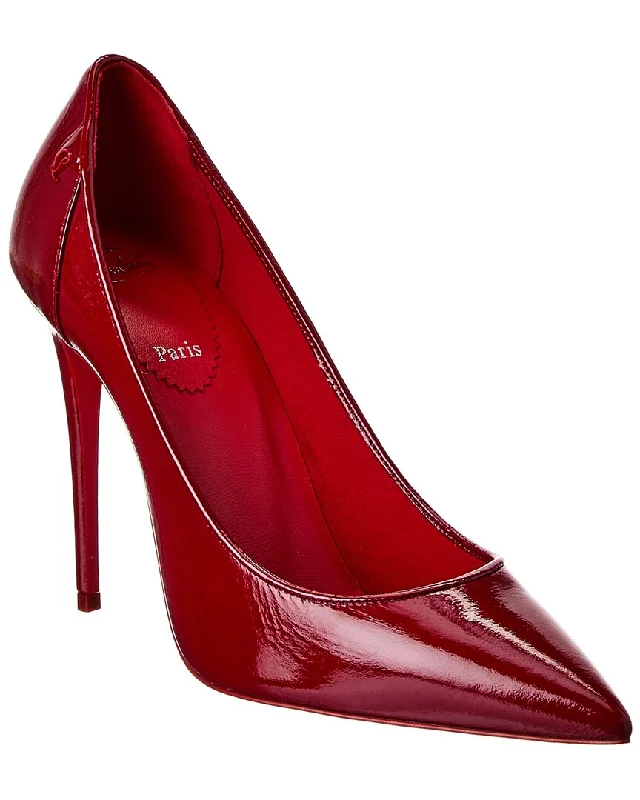 Sleek and Shiny Patent Pump Heels for a Polished Look--Christian Louboutin Sporty Kate 100 Patent Pump