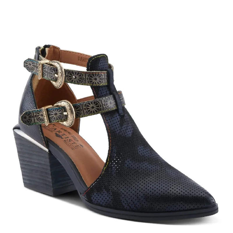 Versatile Heeled Sandals for Any Occasion---Women's L’Artiste Dare To Be Shoes In Black