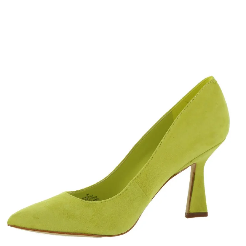 Affordable Suede Ankle Pumps for All-Day Wear--Marc Fisher Womens Relka  Suede Pointed Toe Heels