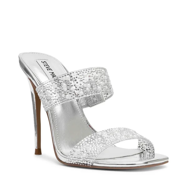 Versatile Dress Heels for Formal and Casual Wear---NEBULA SILVER CLEAR