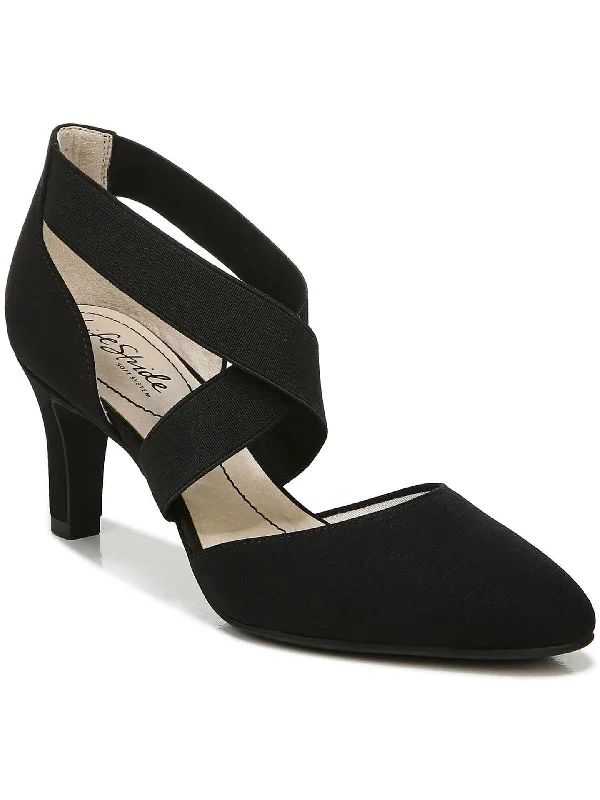 Versatile Heeled Sandals for Any Occasion---Gallery Womens Comfort Insole Almond Toe Pumps