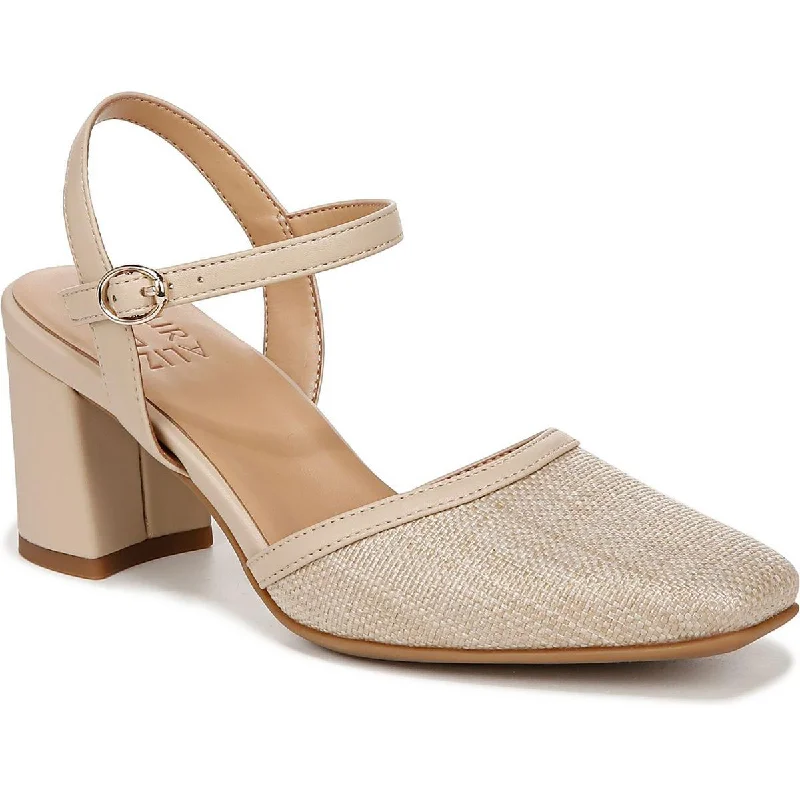 Trendy Chunky Heel Pumps for Casual Wear--Naturalizer Womens WAVE Woven Block Heels