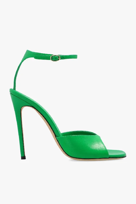 Versatile Heeled Sandals for Any Occasion---Victoria Beckham New Women's Heel Shoes In Green